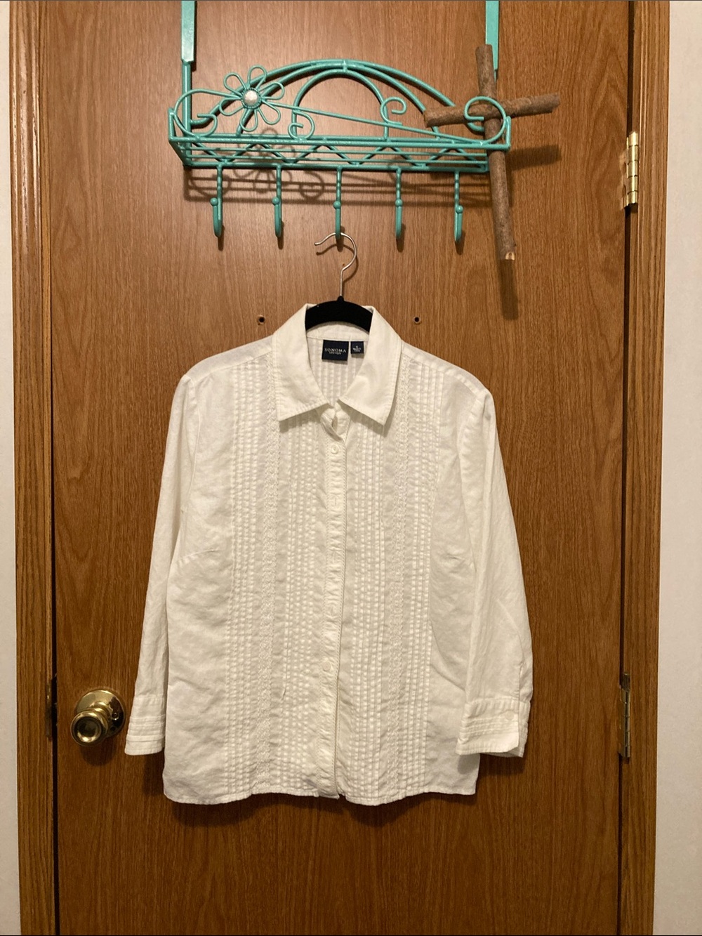 Sonoma White Button-Down Shirt